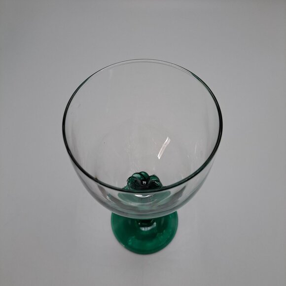 Libbey Domaine Green Juniper Stemmed Water Glass - Picture 5 of 11